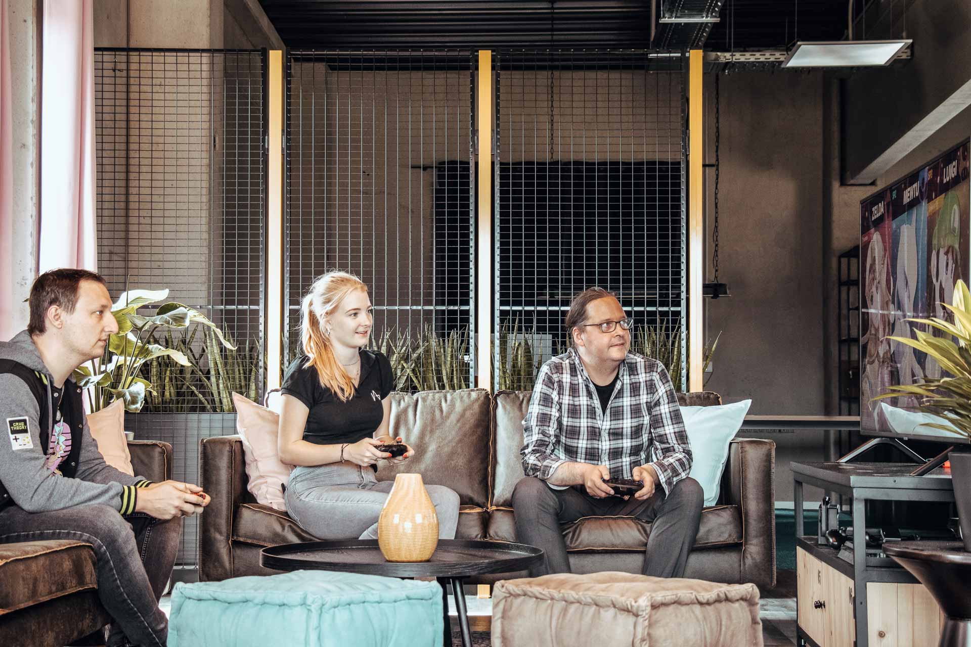 Gaming in der Meltdownarea Gamingecke bei Interaktiv